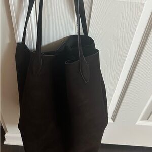 Madewell Dark Brown Suede Tote
